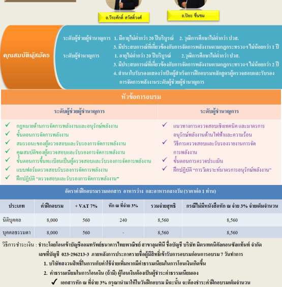 ผู้ตรวจสอบและรับรองการจัดการพลังงาน ตามกฎหมาย