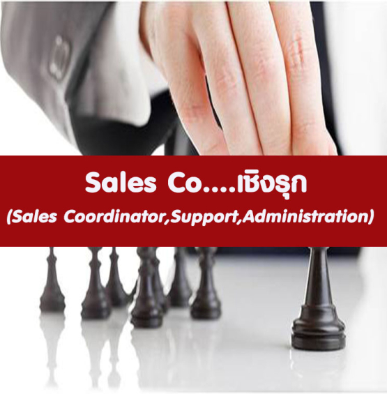 Sales Co….เชิงรุก Sales Coordinator / Sales Support / Sales Administration (อบรม 10 พ.ค.66)