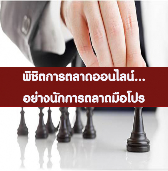 พิชิตการตลาดออนไลน์...อย่างนักการตลาดมือโปร